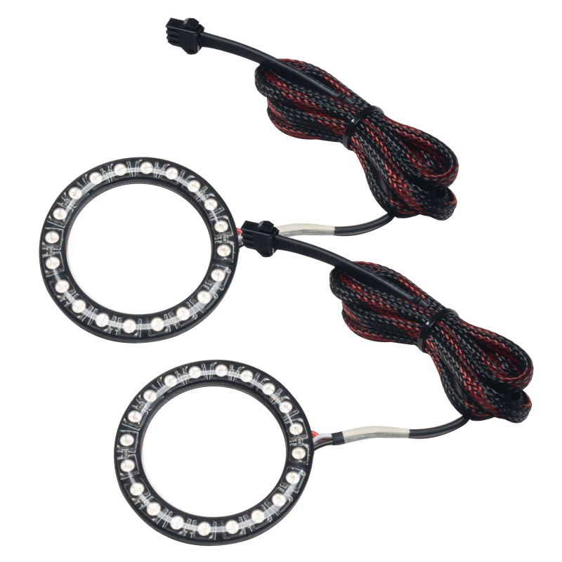 Dodge Challenger Headlight & Fog Light Halo Kit - ORACLE Lighting - Dynamic ColorSHIFT Surface Mount - `15-`22